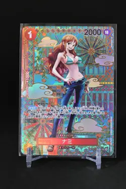 One Piece Card Game Awakening of the New Era Nami OP01-016 R Parallel Japanese - Image 1