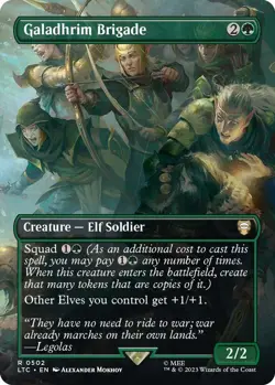 MTG The Lord of the Rings Commander - Galadhrim Brigade (Foil) - Image 1