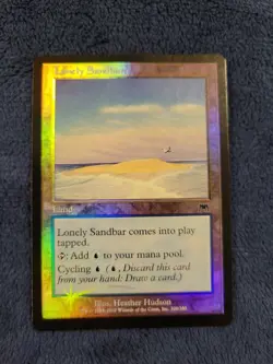 MTG Magic - Lonely Sandbar - FOIL Onslaught 320/350 NM - Image 1