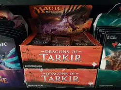 MTG Magic The Gathering DRAGONS OF TARKIR New Sealed Booster ALL 5 PACK ART - Image 2