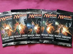 MTG Magic The Gathering ORIGINS New Sealed Booster ALL 5 DIFFERENT PACK ART - Image 1