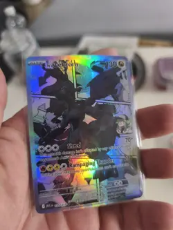 Pokemon CCG Zekrom Ex Manga Custom CCG Karte In Top Zustand Custom CCG Card - Image 1
