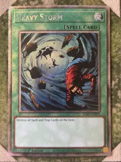 YuGiOh HEAVY STORM Platinum Secret Rare RA03-EN092 - Image 2