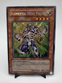 Yugioh Elemental Hero Voltic PP02-EN014 Secret Rare LP - Image 1