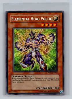Yugioh Elemental Hero Voltic PP02-EN014 Secret Rare - Image 1