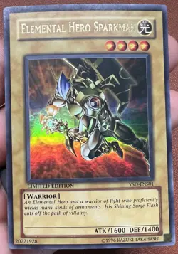 Yu-Gi-Oh! Elemental HERO Sparkman YSD-ENS01 Ultra Rare Limited - Image 1