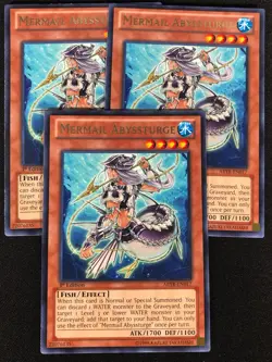 Yugioh Mermail Abyssturge ABYR-EN017 1st Rare X3(NM) - Image 1