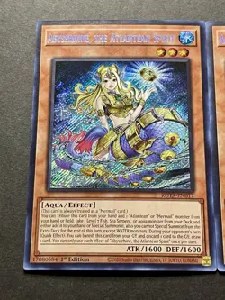 3x Abyssrhine, The Atlantean Spirit | ROTA-EN017 | Secret Rares | NM | YuGiOh! - Image 3