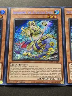 3x Abyssrhine, The Atlantean Spirit | ROTA-EN017 | Secret Rares | NM | YuGiOh! - Image 5