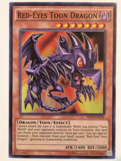 Red-Eyes Toon Dragon #SHVI-EN036 - Image 1