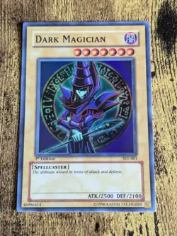 Yugioh Dark Magician SYE-001 1st Edition Super Rare - Image 1