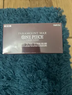 OP02 Paramount War Booster Box One Piece, Acrylic, Sealed OTO or trade - Image 2