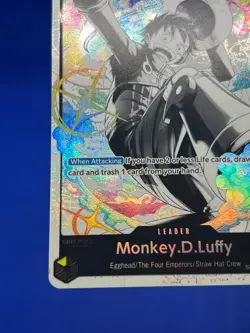 One Piece Starter Deck 29: Egghead Monkey D Luffy ST29-001 Parallel Alternate NM - Image 5