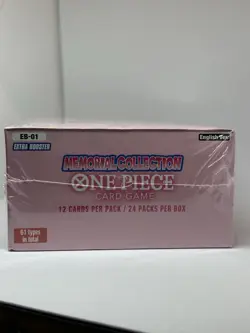 One Piece MEMORIAL COLLECTION EB-01 English EXTRA BOOSTER Factory Seal - Image 5