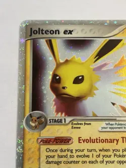 Jolteon EX 109/113 Ultra Rare EX Delta Species Lightly Played Pokemon Card - Image 3