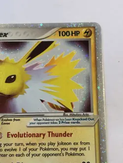 Jolteon EX 109/113 Ultra Rare EX Delta Species Lightly Played Pokemon Card - Image 4