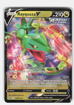 Rayquaza V Holo Promo SWSH: Sword & Shield Promo Cards SWSH147 NM - Image 1