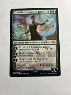Freyalise, Llanowar's Fury - Commander Collection: Green MTG Plus Bonus Rare!!! - Image 1