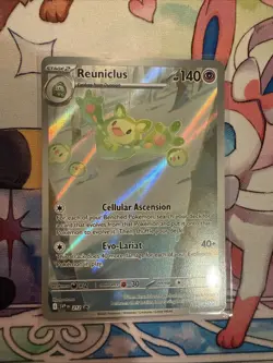 Pokemon TCG Reuniclus 212 Sv: Scarlet & Violet Black Star Promo Cards Holo MINT - Image 1