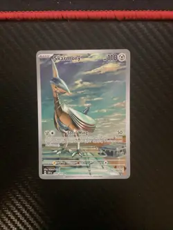 Skarmory 209/191 Sv08: Surging Sparks Holo Illustration Rare Pokemon NM - Image 1