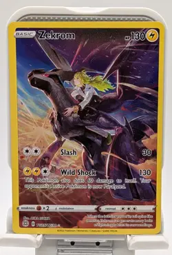 Zekrom TG05/TG30 Brilliant stars Trainer Gallery Ultra Rare Pokemon Card NM - Image 1
