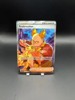 Firebreather #119/094 Pokemon 2025 Phantasmal Flames NM Full Art - Image 1
