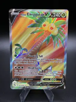 Alolan Exeggutor V - 071/078 - Pokemon Go Sword & Shield Full Art Rare Card NM - Image 1