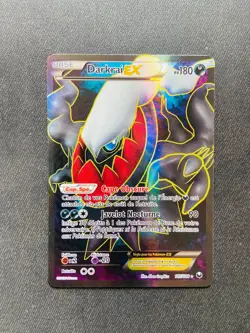 Carte Pokemon Darkrai Ex 107/108 Full Art NB Explorateurs Obscurs Noir Et Blanc - Image 2