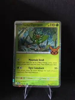 Teal Mask Ogerpon (Cosmos Holo) Holo Promo 024/167 Pokemon TCG LP - Image 1