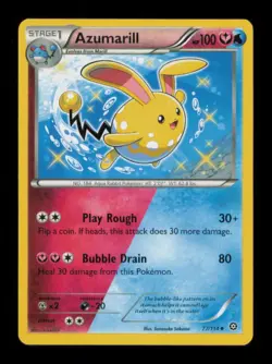 AZUMARILL UNCOMMON 77/114 MP POKEMON - Image 1