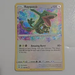 Pokemon Company Rayquaza 138/185 Vivid Voltage Holo Amazing Rare English 120 HP - Image 1