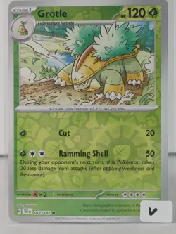 Grotle - Reverse Holo - Temporal Forces #011 - POKEMON - NM - V - Image 5