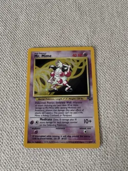 Pokemon TCG Mr. Mime Jungle 6/64 Holo Unlimited Holo Rare - Image 1