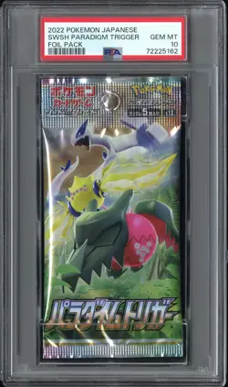 2022 Pokemon Japanese Paradigm Trigger Foil Booster Pack PSA 10 GEM MINT - Image 1