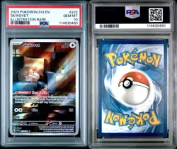 Pokemon Pokemon Skwovet 222/198 SV01 Scarlet Violet Base Set Holo PSA 10 Pop. 83 - Image 3