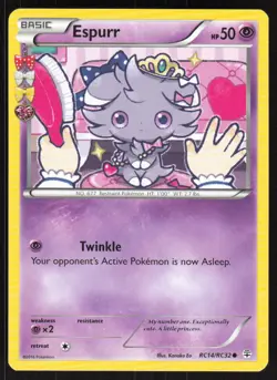 Espurr RC14/RC32 Common Generations Pokemon Lightly Played - Image 1