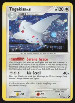 Togekiss 11/106 Holo Rare Great Encounters Pokemon Holo Near Mint - Image 1
