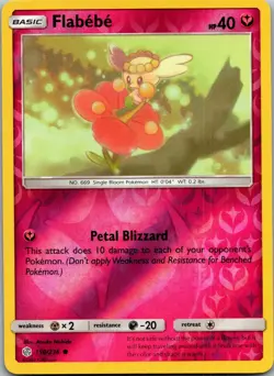 Flabebe 150/236 Common Cosmic Eclipse Pokemon Reverse Holo Near Mint - Image 1
