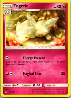 Togetic 137/214 Uncommon Unbroken Bonds Pokemon Near Mint - Image 1
