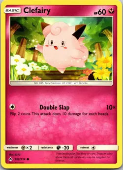 Clefairy 132/214 Common Unbroken Bonds Pokemon Near Mint - Image 1
