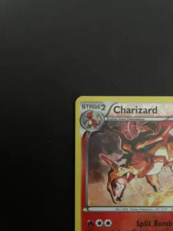 Pokemon TCG Charizard 19/113 Legendary Treasures, Black & White Reverse Holo - Image 5