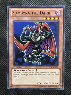 YuGiOh! - Zombyra the Dark BP02-EN014 Common 1st Edition Lightly Played - Image 1