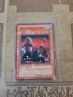 YUGIOH TRIBE-INFECTING VIRUS SD4-EN007 COMMON 1ST ED LP - Image 1