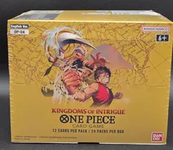 One Piece TCG OP04 Kingdoms of Intrigue ENGLISH Booster Box Sealed - Image 1