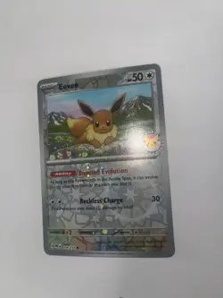 Eevee - 074/131 (Pokemon Day 2025) (Reverse Cosmos Holo) Prismatic Evolution - Image 2