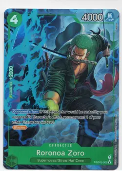 Roronoa Zoro Alt Art PRB02-006 - The Best Vol.2 One Piece TCG English - Image 1