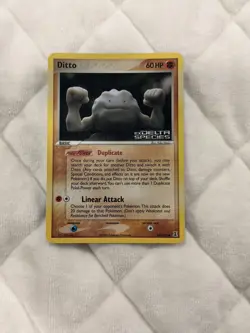 Pokemon Card - Ditto Geodude 62/113 EX Delta Species Reverse Holo - NM - Image 1