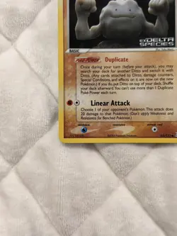 Pokemon Card - Ditto Geodude 62/113 EX Delta Species Reverse Holo - NM - Image 5