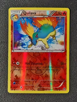 reverse holo Quilava 19/162 Pokemon card XY BREAKthrough uncommon NM - Image 1