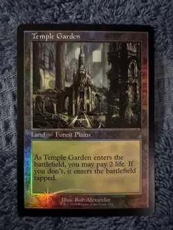 Temple Garden -Foil Near Mint MTG Ravnica Remastered - Image 1